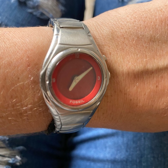Women Georgia Bulldog Fossil Watch 